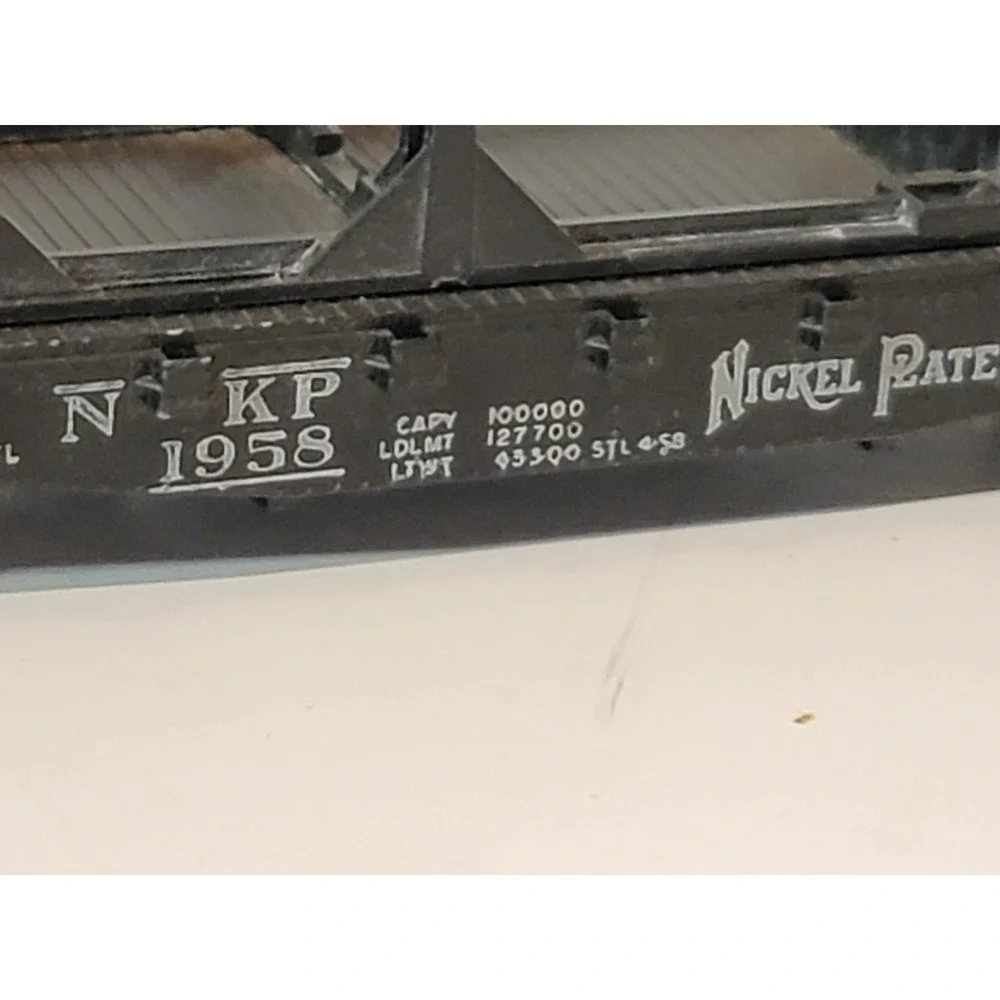 Vintage HO Scale Nickel Plate Road‎ Flat Freight Car #1958 Athearn Model Train